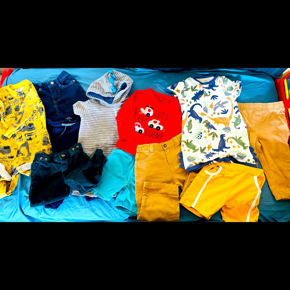 Baby Boy Clothing Lot. 18-24 Months. New & Lightly Used Items.